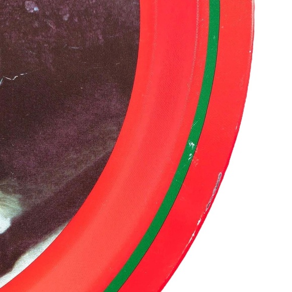 1988 Coca Cola Christmas Tray Santa and Dog - Picture 3 of 4